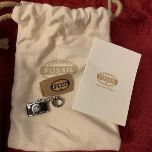NEW Fossil Camera charm pendant